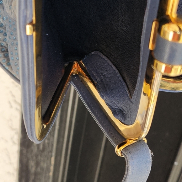 🤩10 min SALE 🤩RARE VINTAGE 1950s GUCCI LEATHER/SUEDE BAG, - Picture 15 of 16